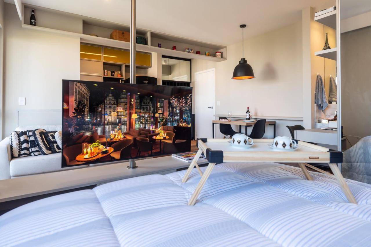 Loft Luxo Morumbi, Wifi500Mb - Traveller Awards 2025 サンパウロ エクステリア 写真