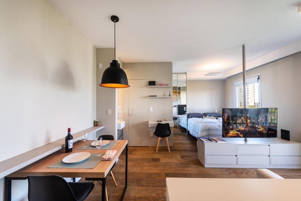 Loft Luxo Morumbi, Wifi500Mb - Traveller Awards 2025 サンパウロ エクステリア 写真