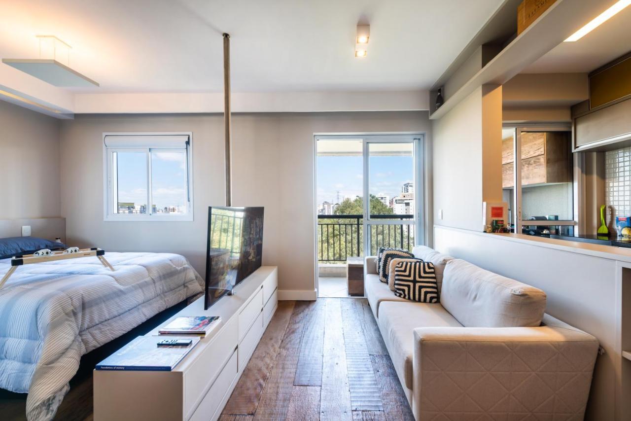 Loft Luxo Morumbi, Wifi500Mb - Traveller Awards 2025 サンパウロ エクステリア 写真