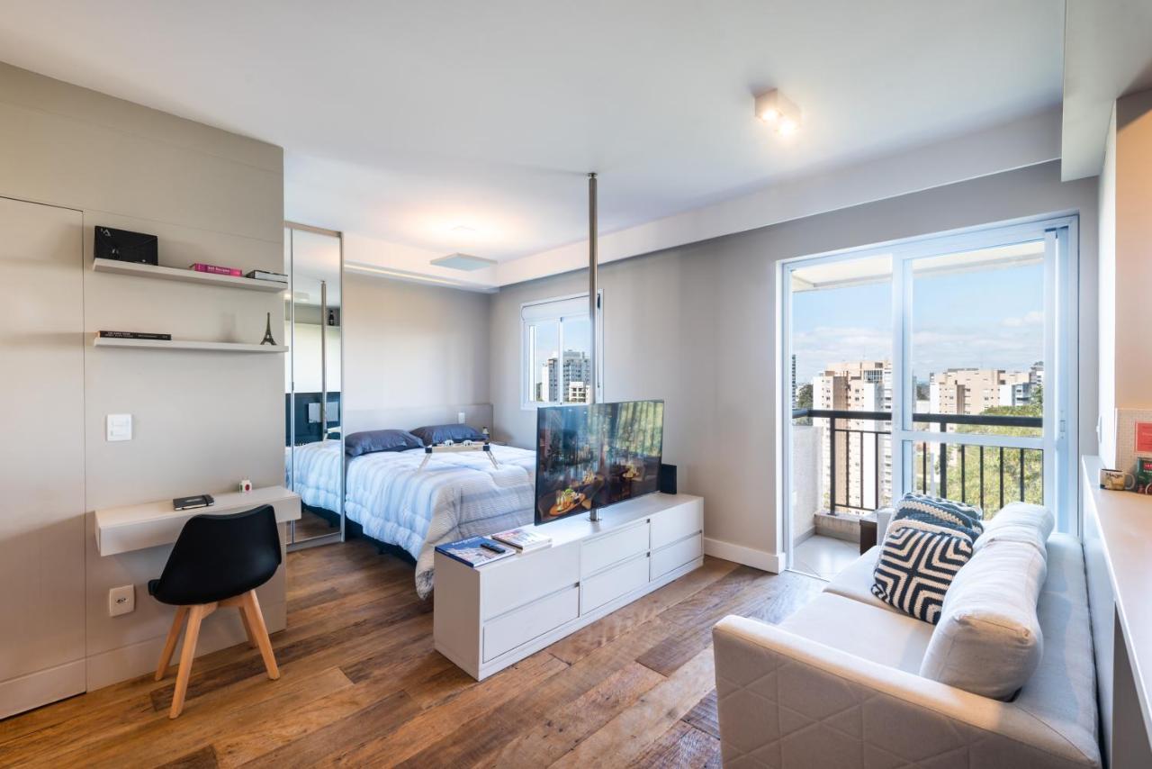 Loft Luxo Morumbi, Wifi500Mb - Traveller Awards 2025 サンパウロ エクステリア 写真